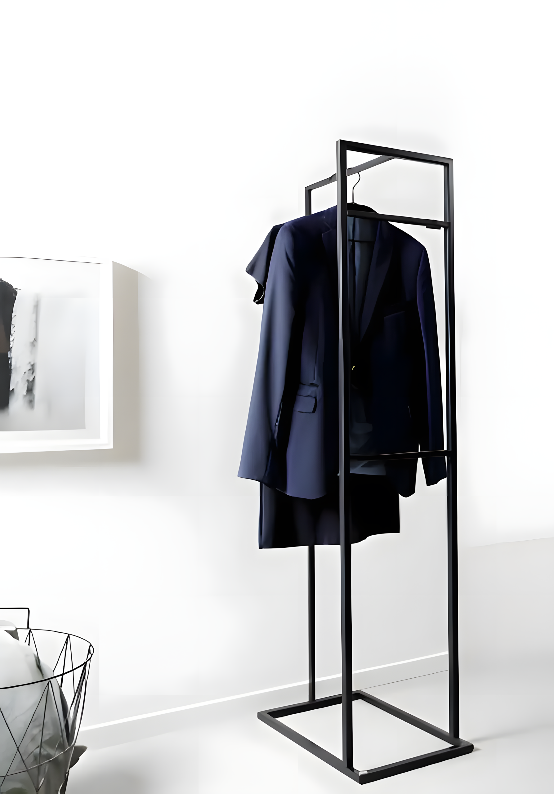 Manzzeli Steel Garment Rack Stand