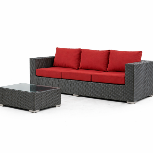Outdoor Sofa Set – Pieces - red