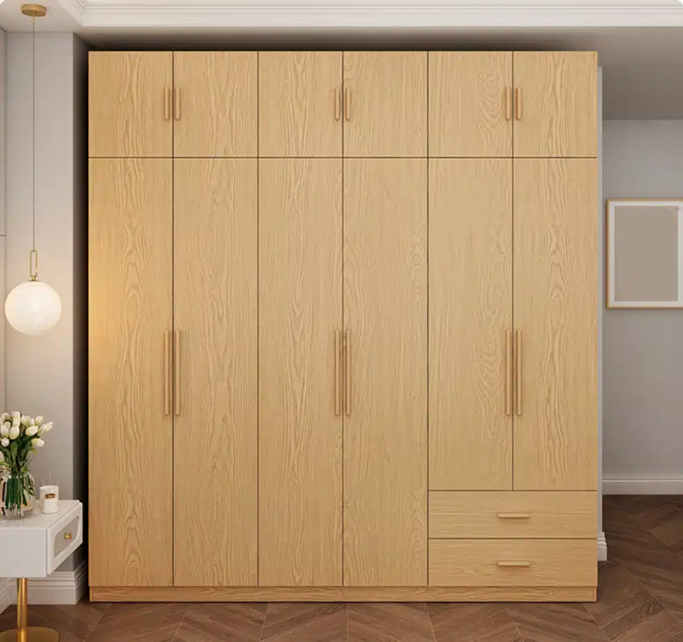 Modern Wooden Bedroom Wardrobe - VL-RT-86133