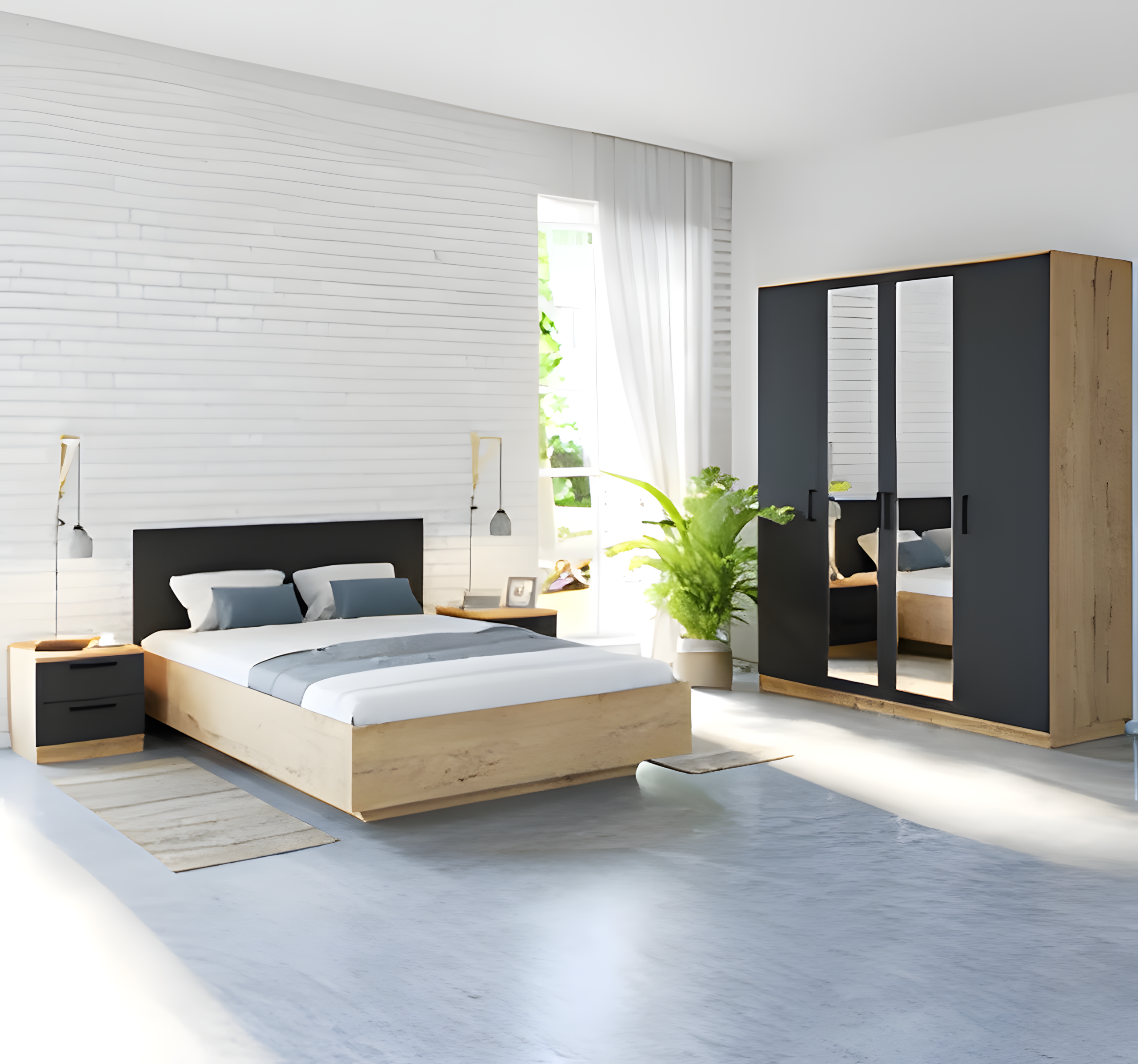 Bedroom Set - 4 Pieces