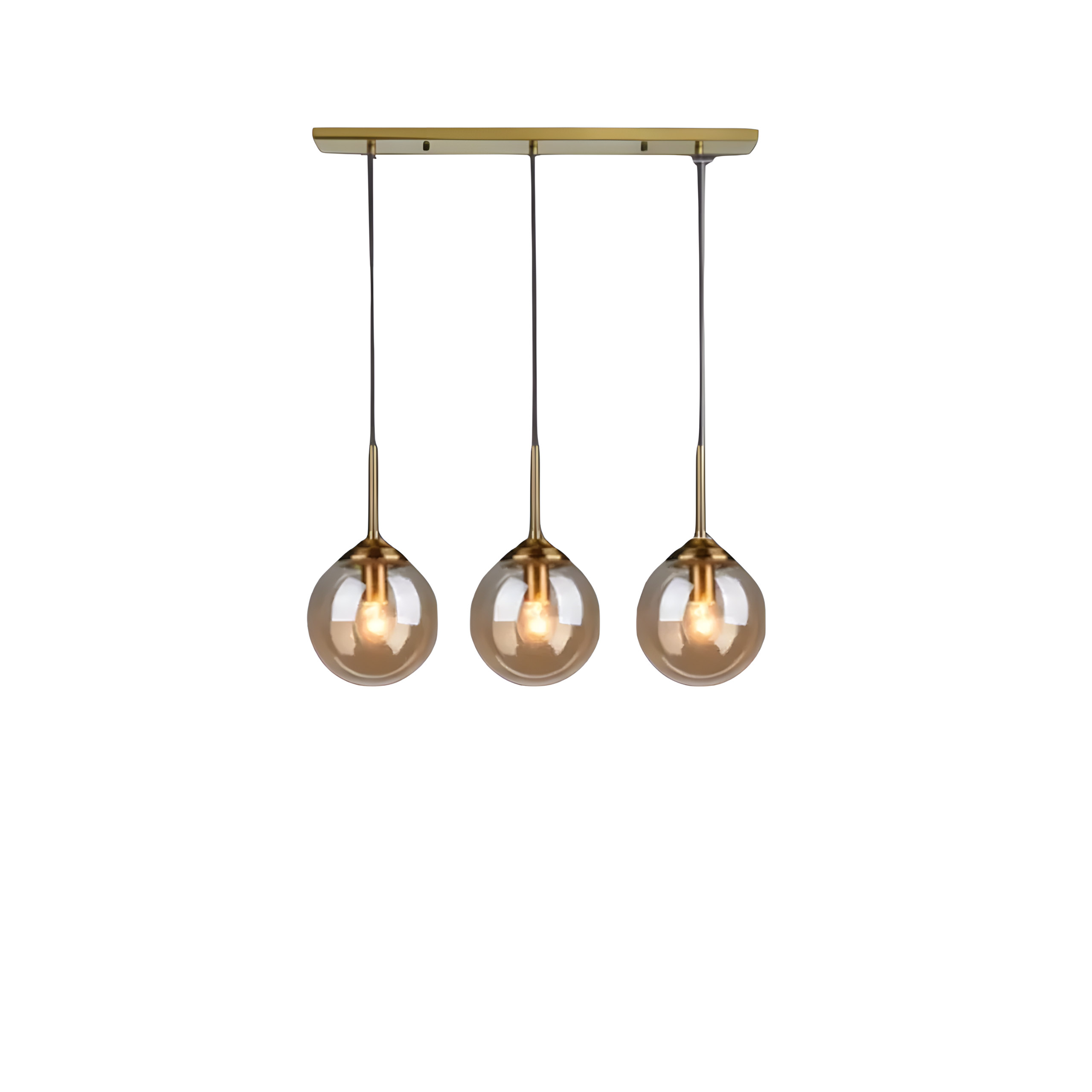 Modern 3-Light Compact Pendant