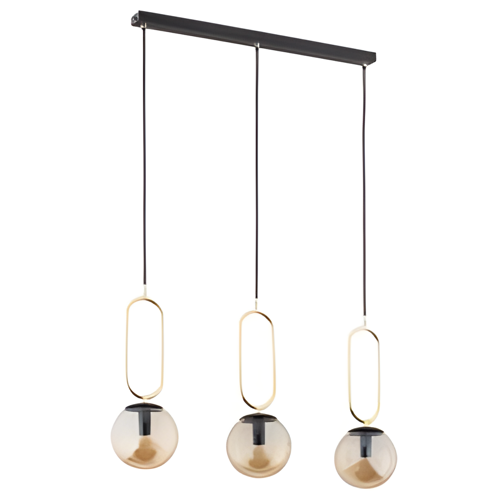 Modern 3-Light Slim Chandelier