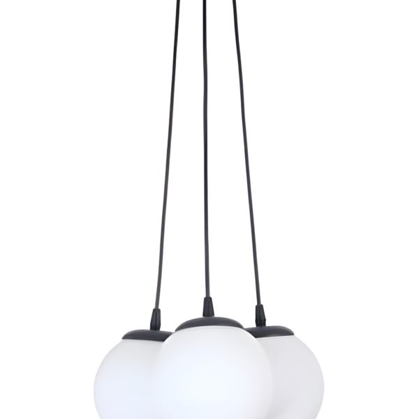 Modern 3-Light Minimalist Chandelier - Gold