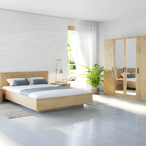 Bedroom Set - 4 Pieces VL-EWM-57040 - Beige