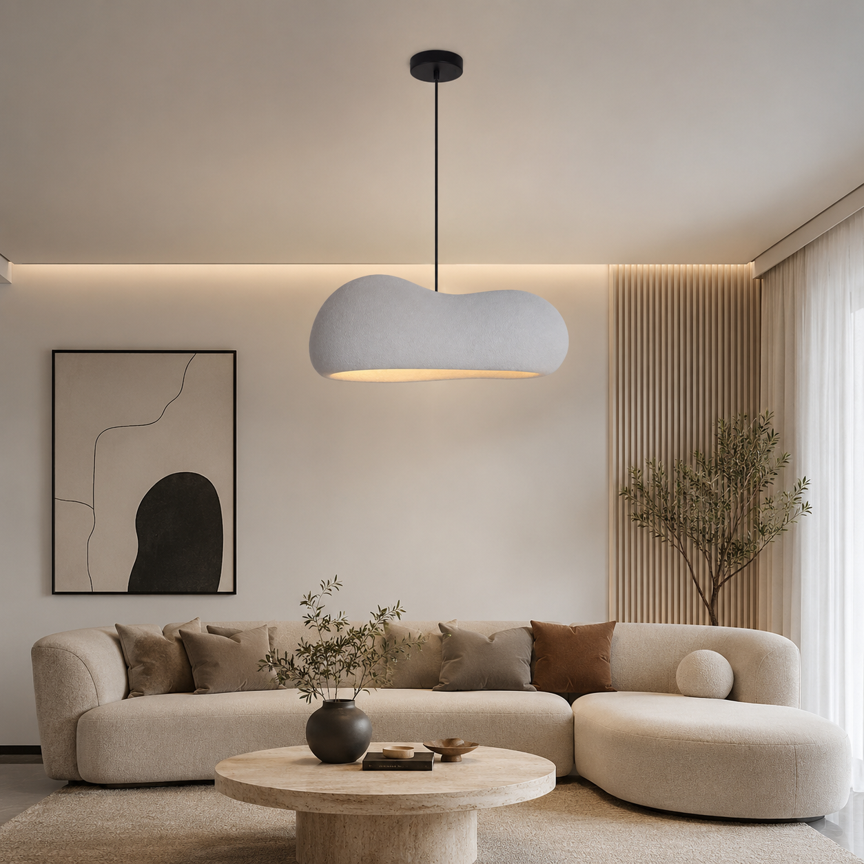 Fiberglass Ceiling Lamp -VL-TBS-330300 - Image 2
