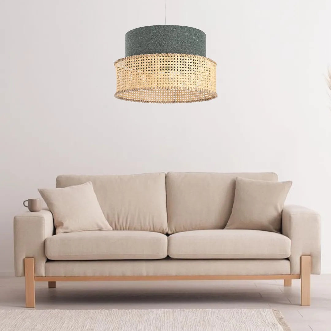 Rattan Boho Ceiling Lamp -VL-TBS-1399368 - Image 2