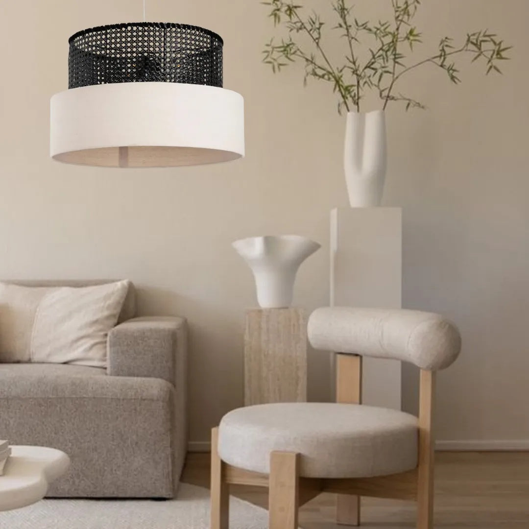 Rattan Boho Ceiling Lamp -VL-TBS-1400369 - Image 2