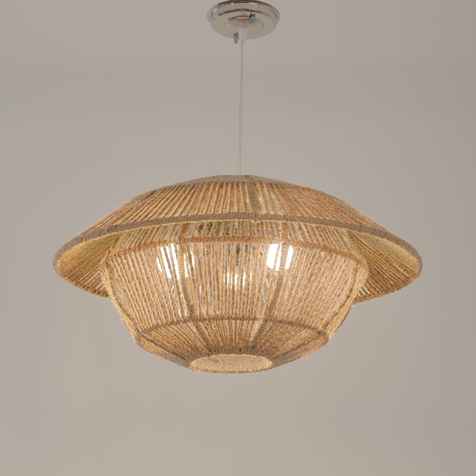 Burlap Boho Ceiling Lamp -VL-TBS-1483452 - Image 2