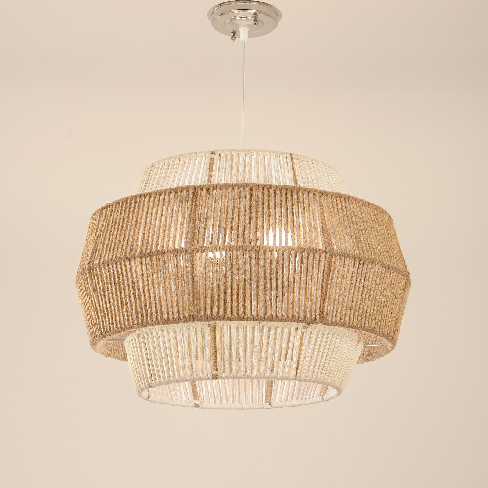 Burlap Boho Ceiling Lamp -VL-TBS-1481450 - Image 2