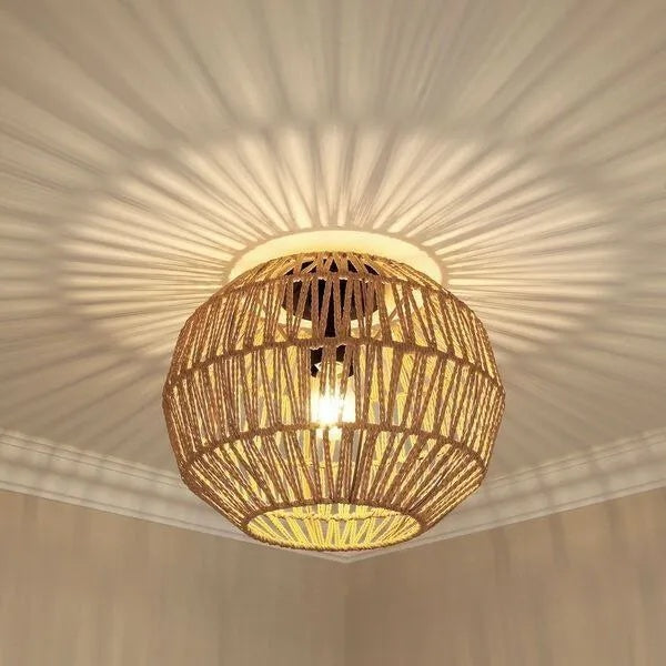 Burlap Boho Ceiling Lamp -VL-TBS-1510479 - Image 2