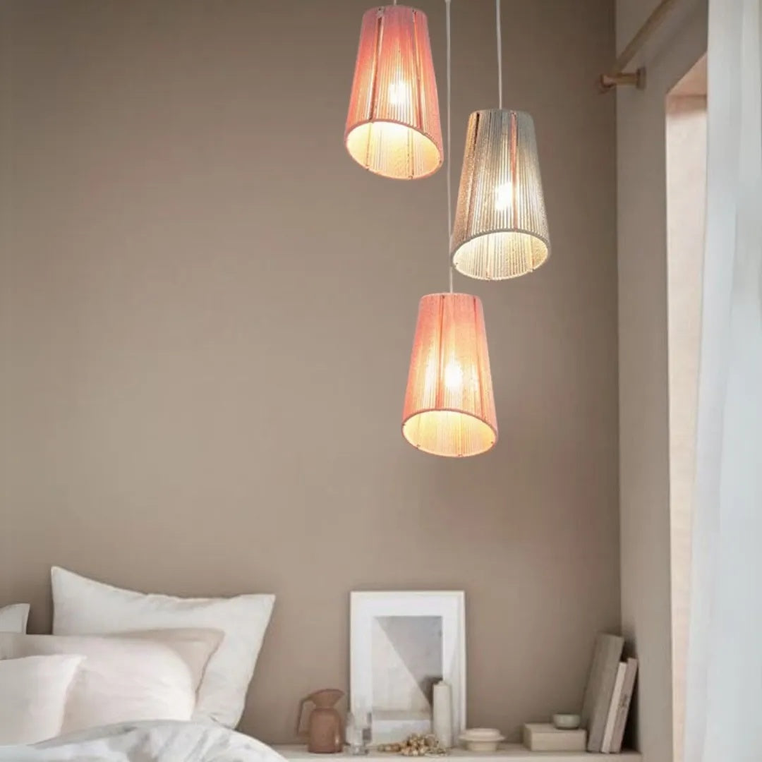 Makrami Boho Ceiling Lamp -VL-TBS-1431400 - Image 2