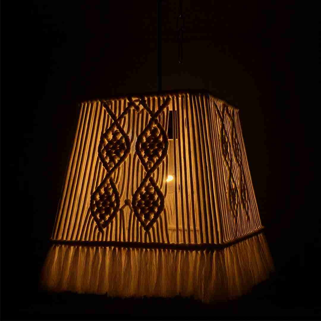 Makrami Boho Ceiling Lamp -VL-TBS-1480449 - Image 2
