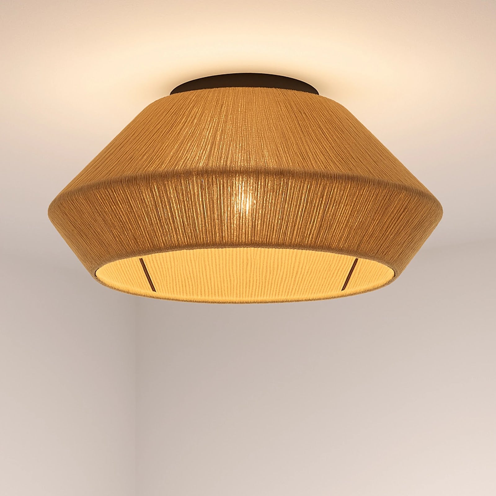 Burlap Boho Ceiling Lamp -VL-TBS-1487456 - Image 2