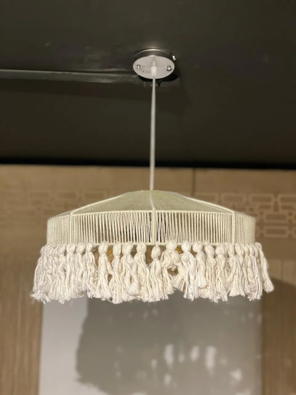 Makrami Boho Ceiling Lamp -VL-TBS-1479448