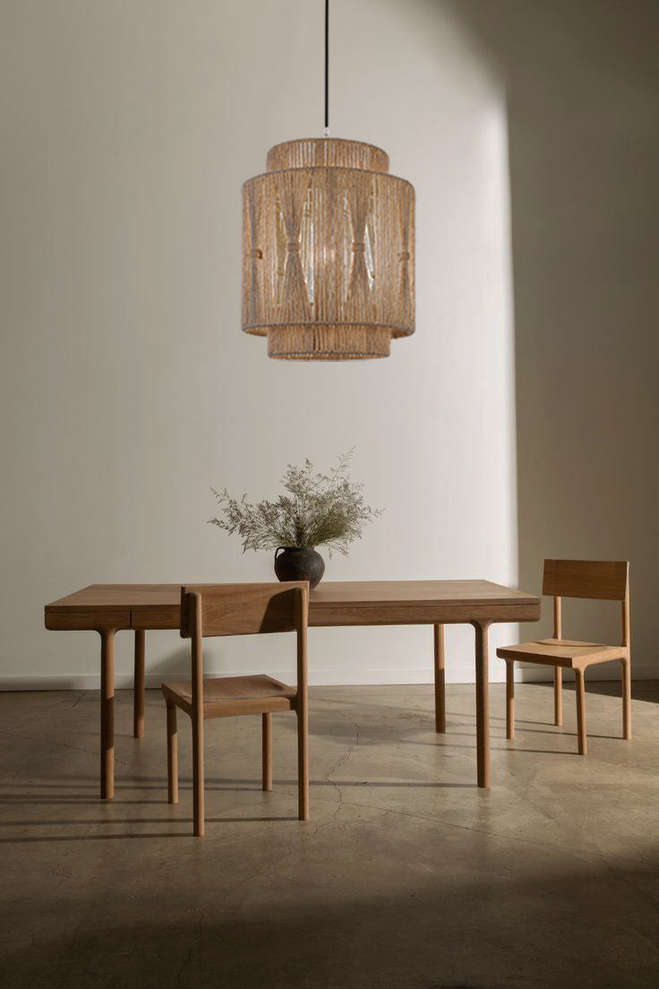 Burlap Boho Ceiling Lamp -VL-TBS-2360328 - Image 2