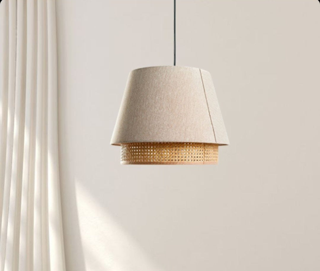 Rattan Boho Ceiling Lamp -VL-TBS-2333301