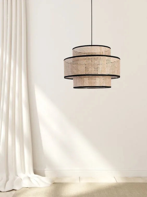 Rattan Boho Ceiling Lamp -VL-TBS-1380349 - Image 2