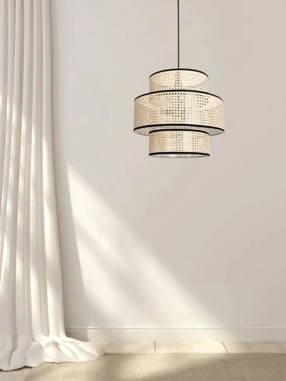 Rattan Boho Ceiling Lamp -VL-TBS-2339307