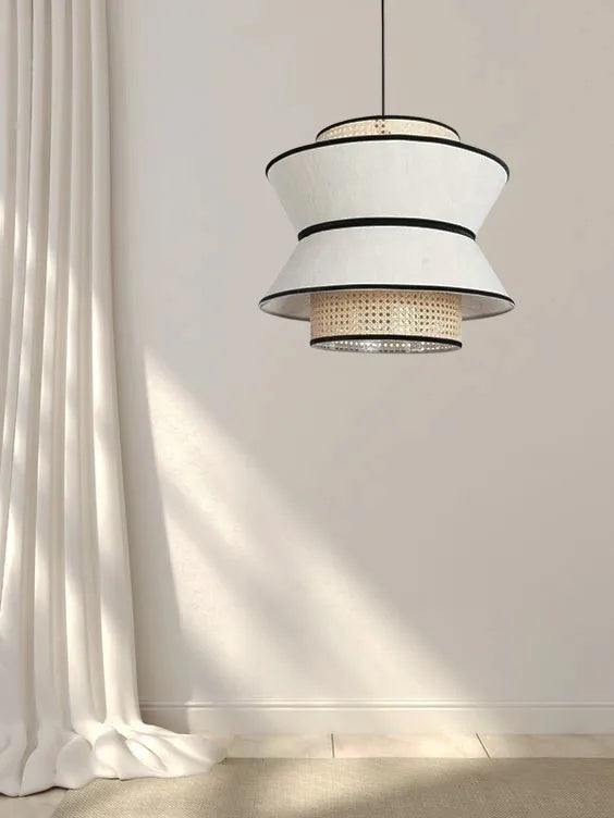 Rattan Boho Ceiling Lamp -VL-TBS-2338306
