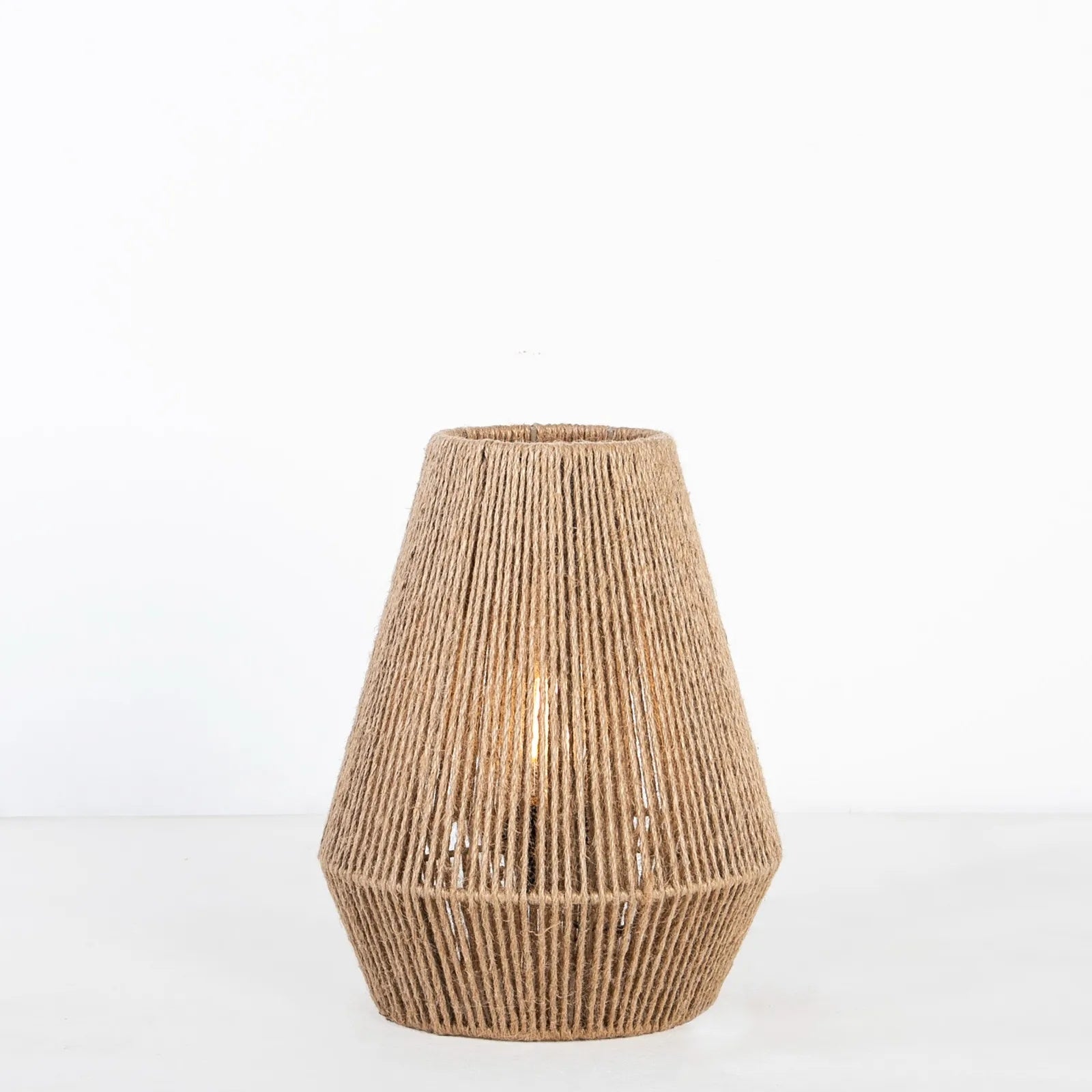 Burlap Boho Table Lamp -VL-TBS-893863