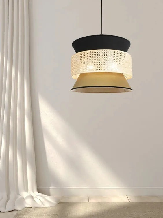 Rattan Boho Ceiling Lamp -VL-TBS-2337305