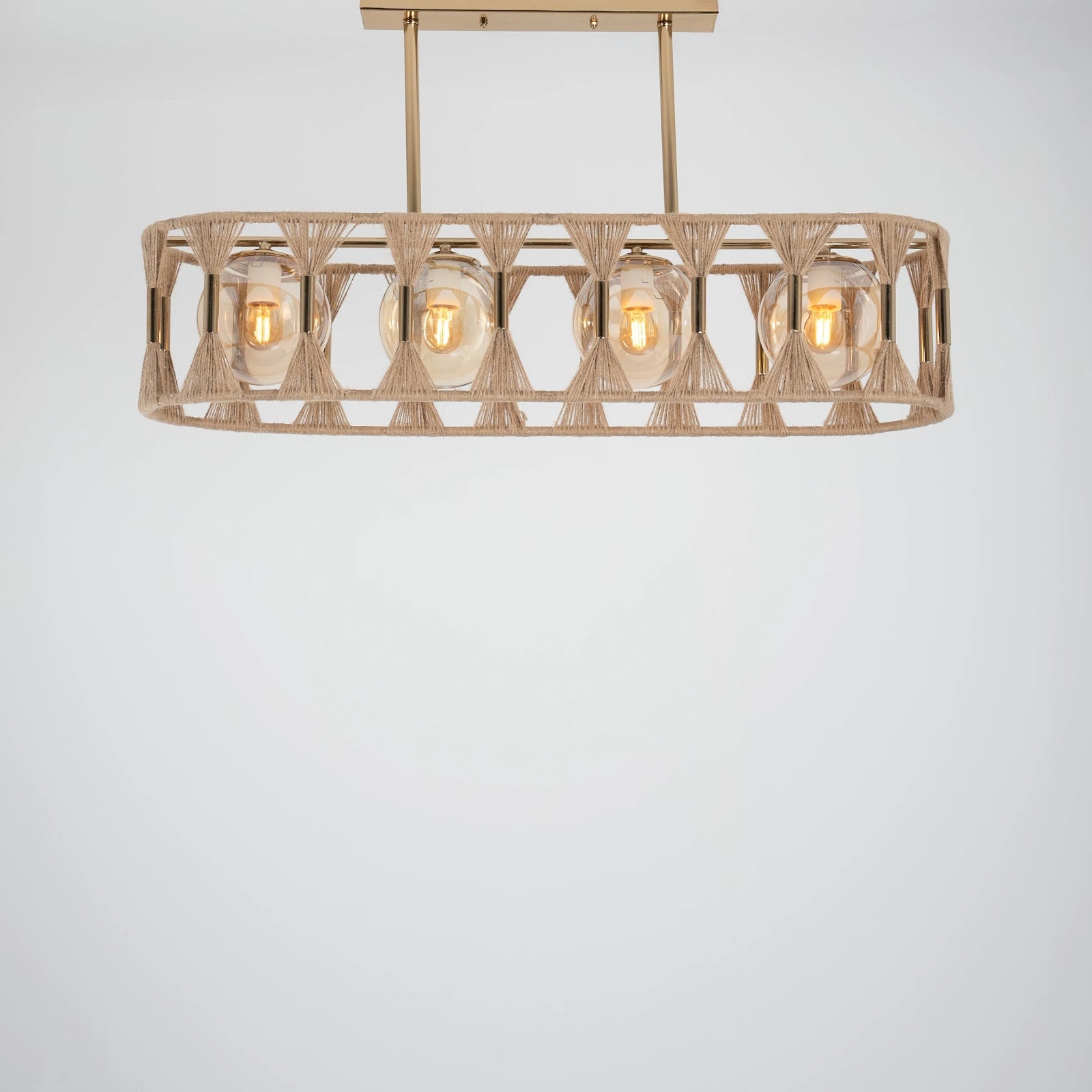 Burlap Boho Ceiling Lamp -VL-TBS-1494463 - Image 2