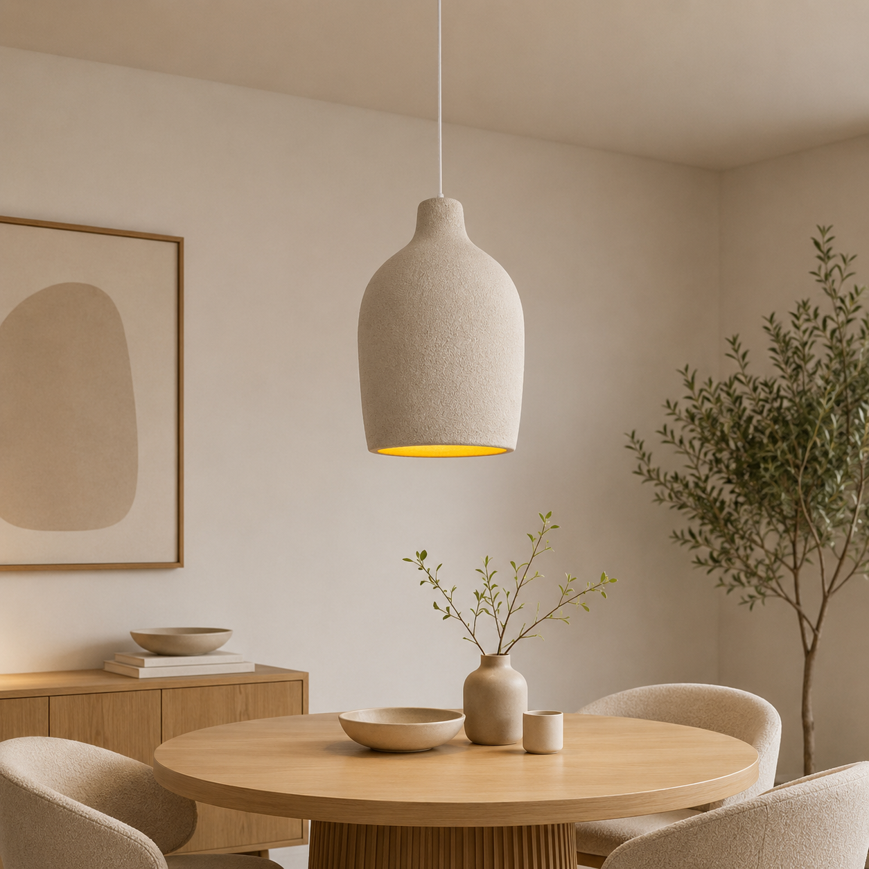 Fiberglass Ceiling Lamp -VL-TBS-389359 - Image 4