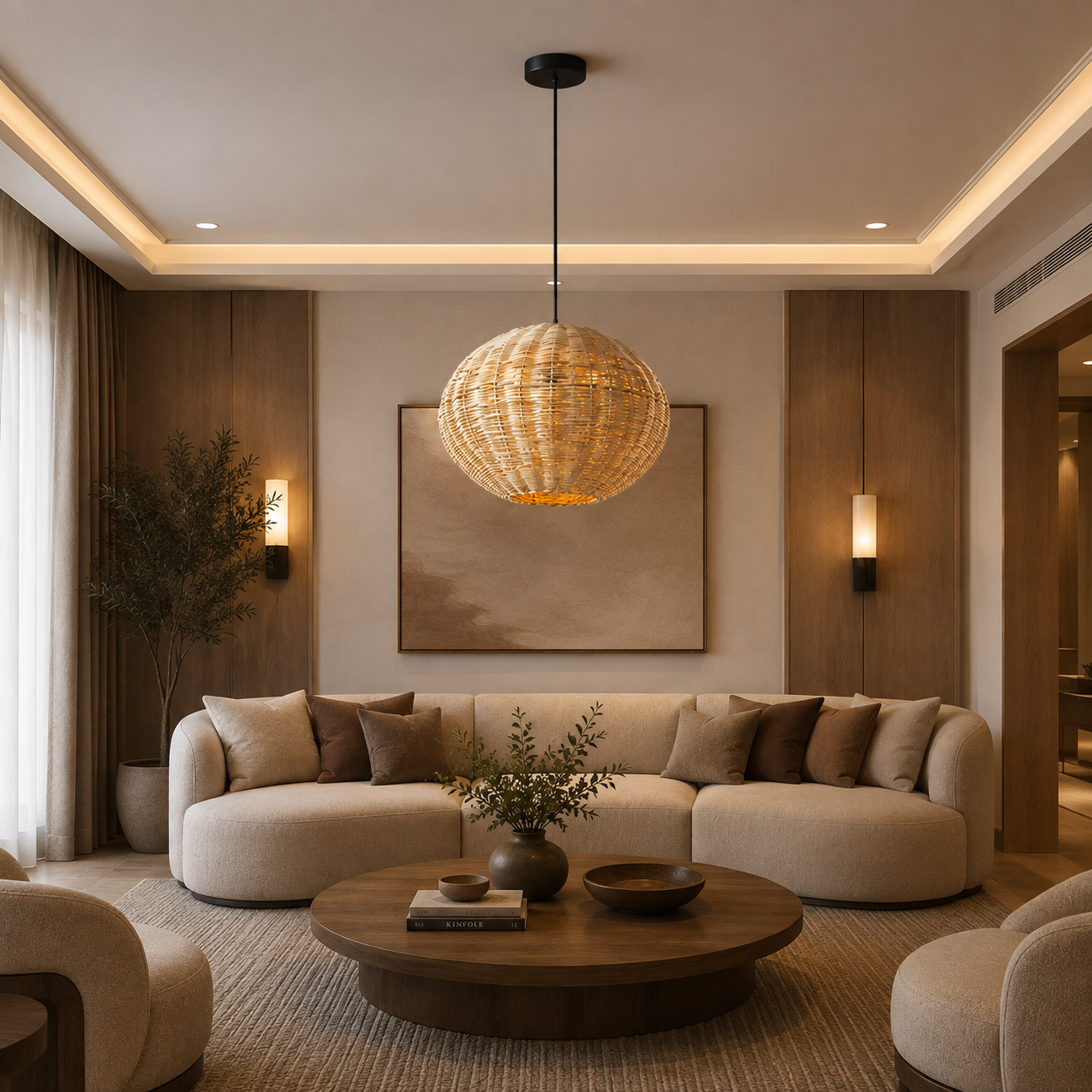 Bambo Boho Ceiling Lamp -VL-TBS-198168 - Image 2