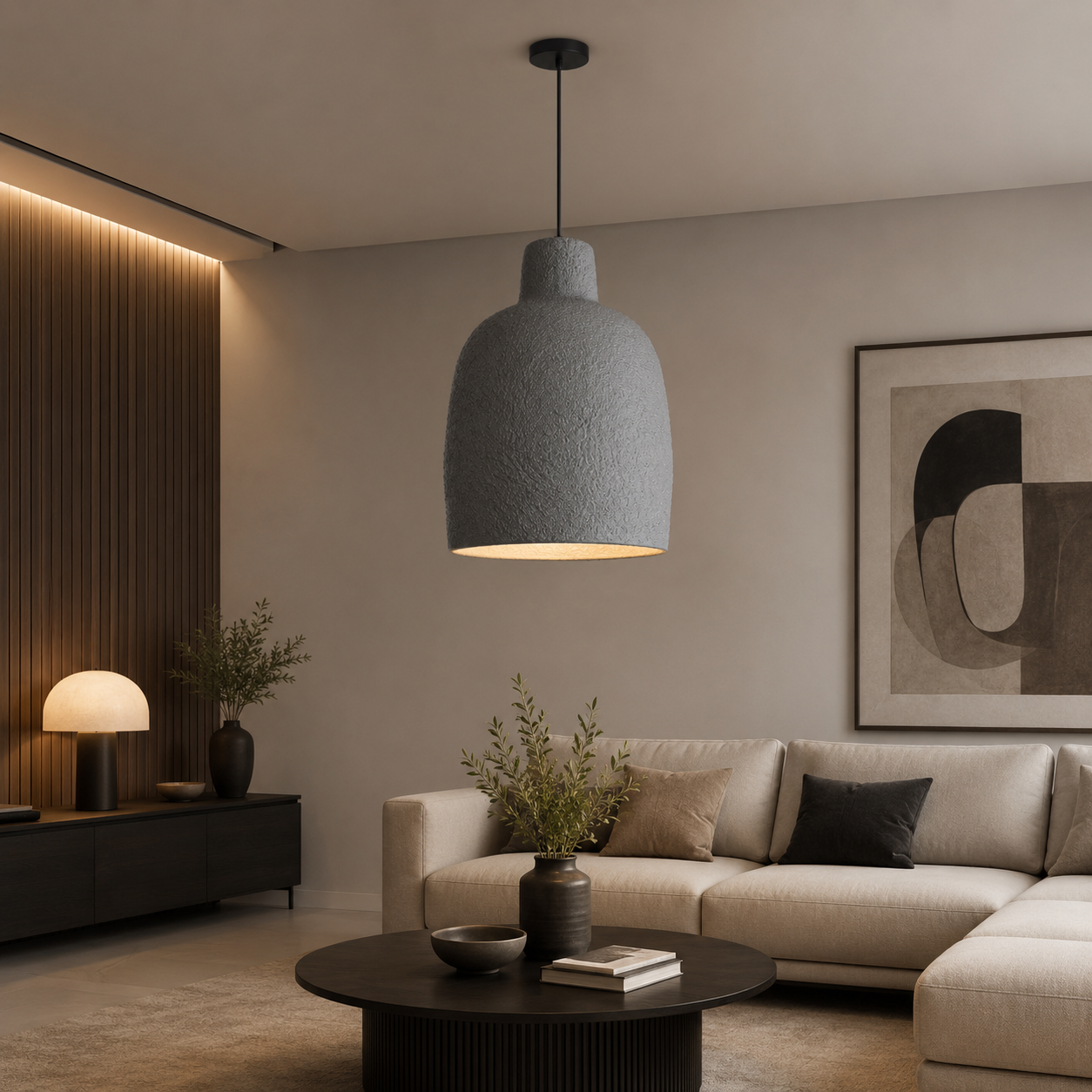 Fiberglass Ceiling Lamp -VL-TBS-314284 - Image 2