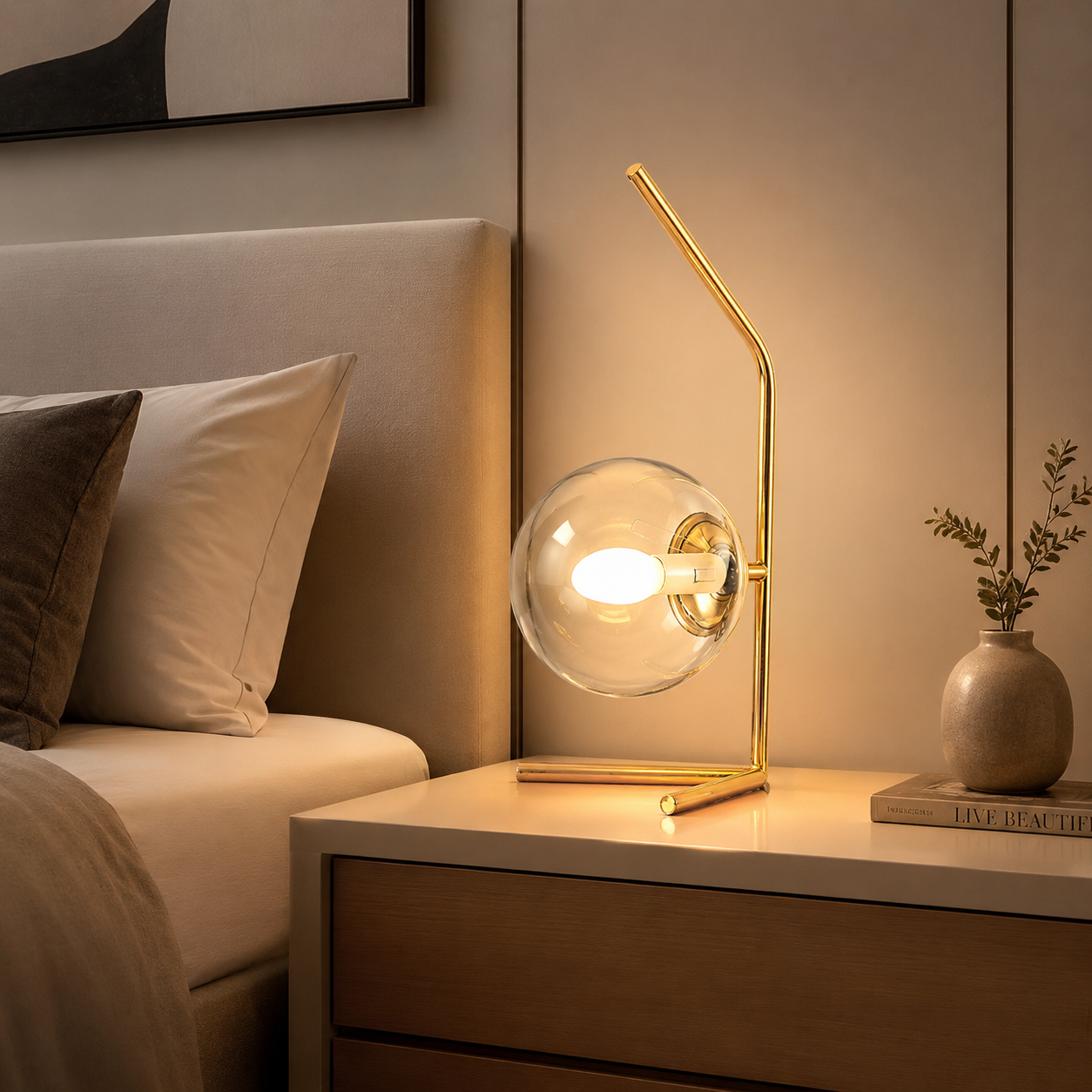 Modern Globe Table Lamp -VL-TBS-560530 - Image 2