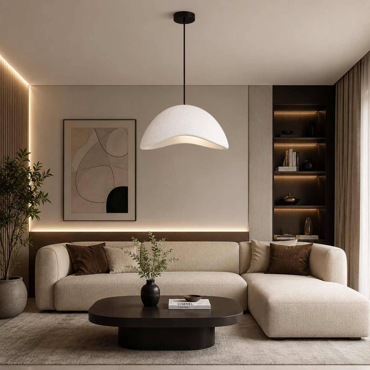 Fiberglass Ceiling Lamp -VL-TBS-349319 - Image 2