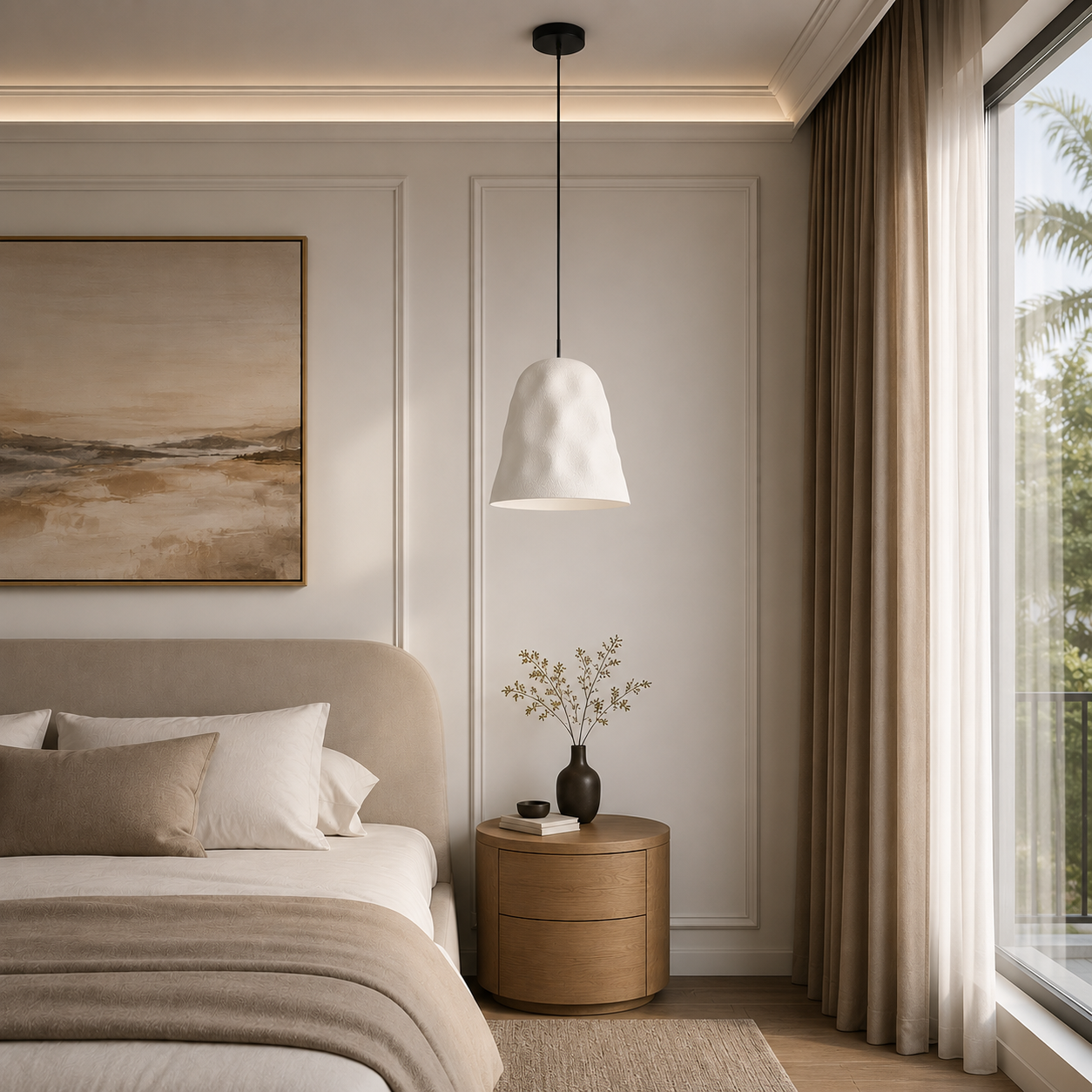 Fiberglass Ceiling Lamp -VL-TBS-326296 - Image 2