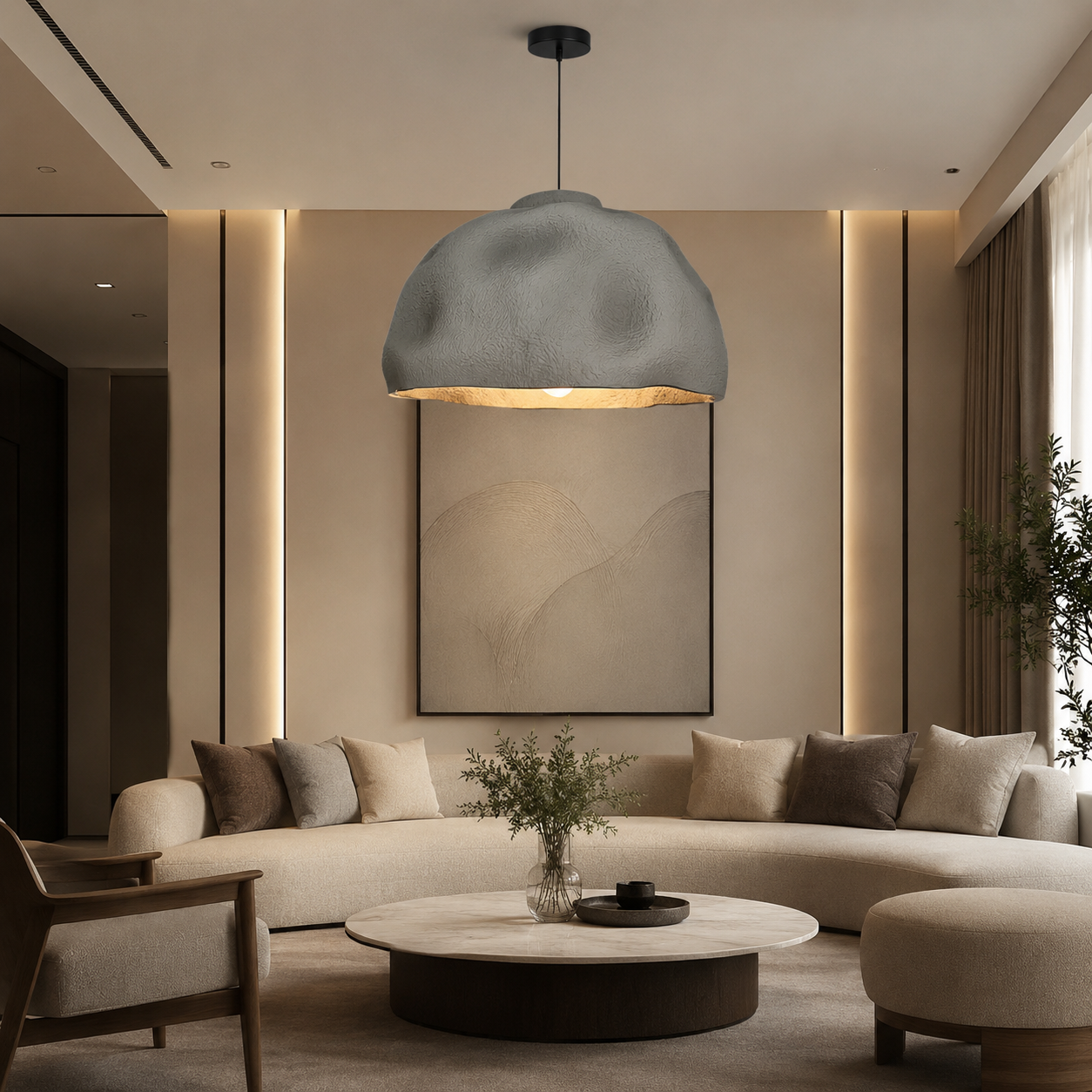 Fiberglass Ceiling Lamp -VL-TBS-399369 - Image 2