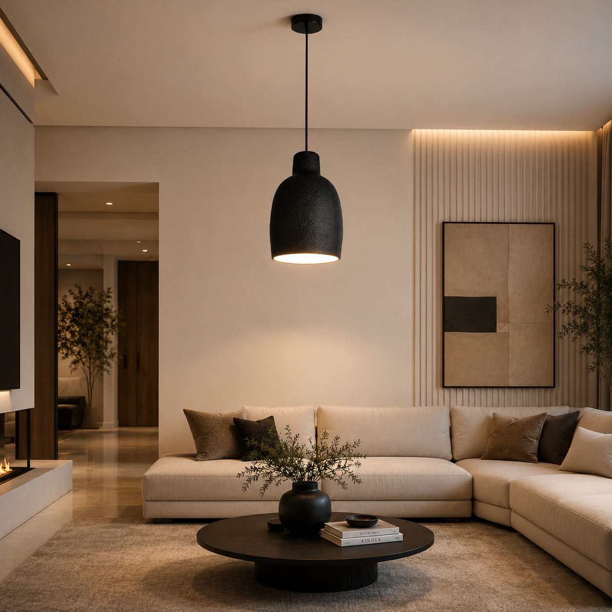 Fiberglass Ceiling Lamp -VL-TBS-315285 - Image 2