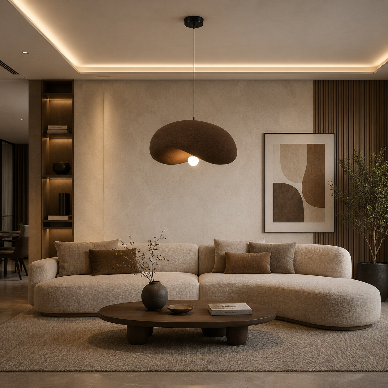 Fiberglass Ceiling Lamp -VL-TBS-347317 - Image 2