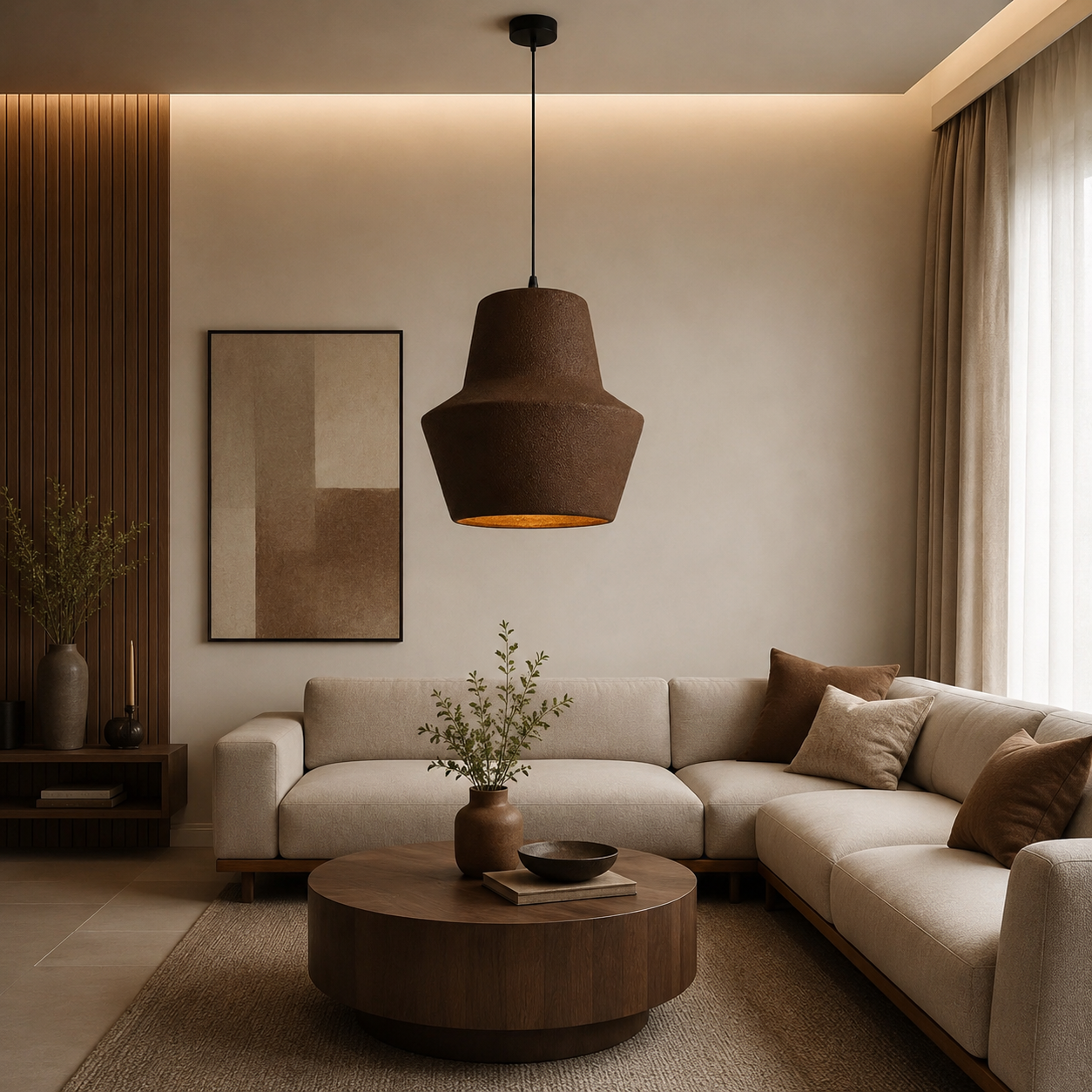 Fiberglass Ceiling Lamp -VL-TBS-351321 - Image 2