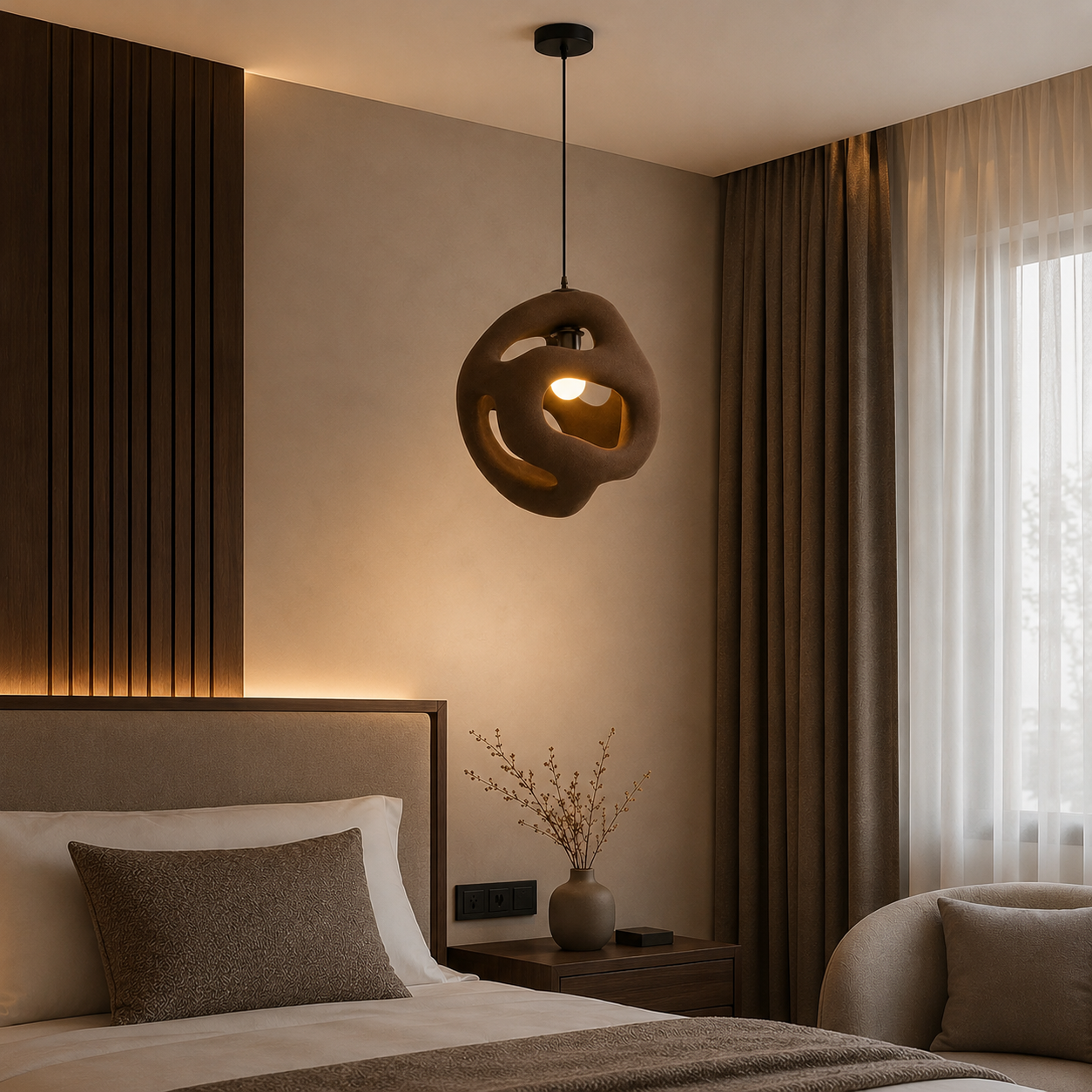 Fiberglass Ceiling Lamp -VL-TBS-342312 - Image 2