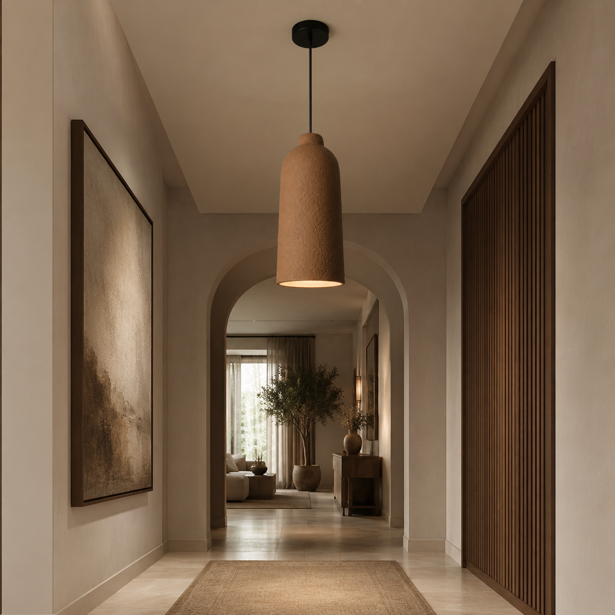 Fiberglass Ceiling Lamp -VL-TBS-346316 - Image 2