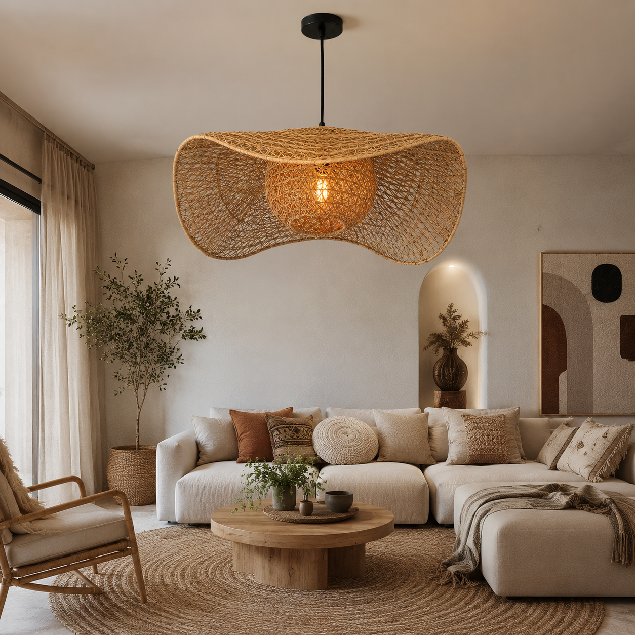 Bambo Boho Ceiling Lamp -VL-TBS-404374 - Image 2