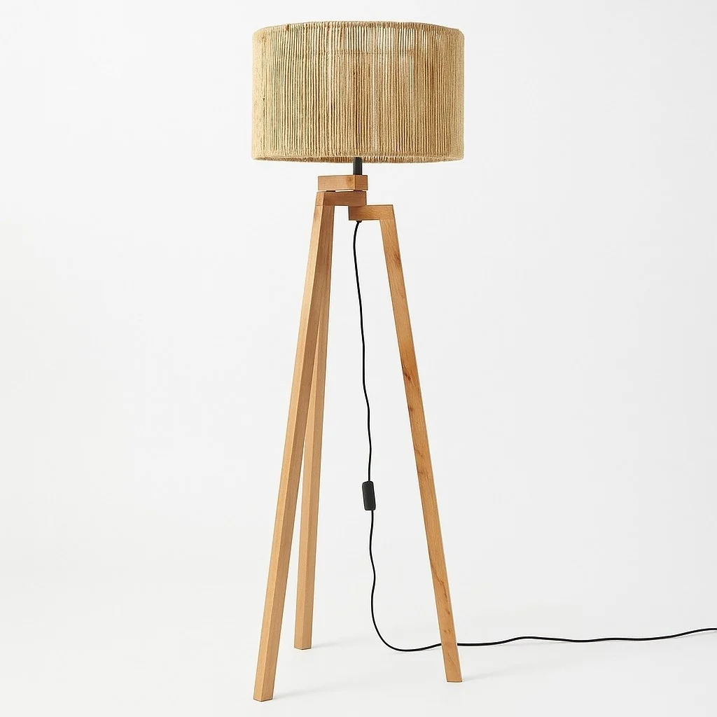 Rattan Boho Floor Lamp -VL-TBS-1063032