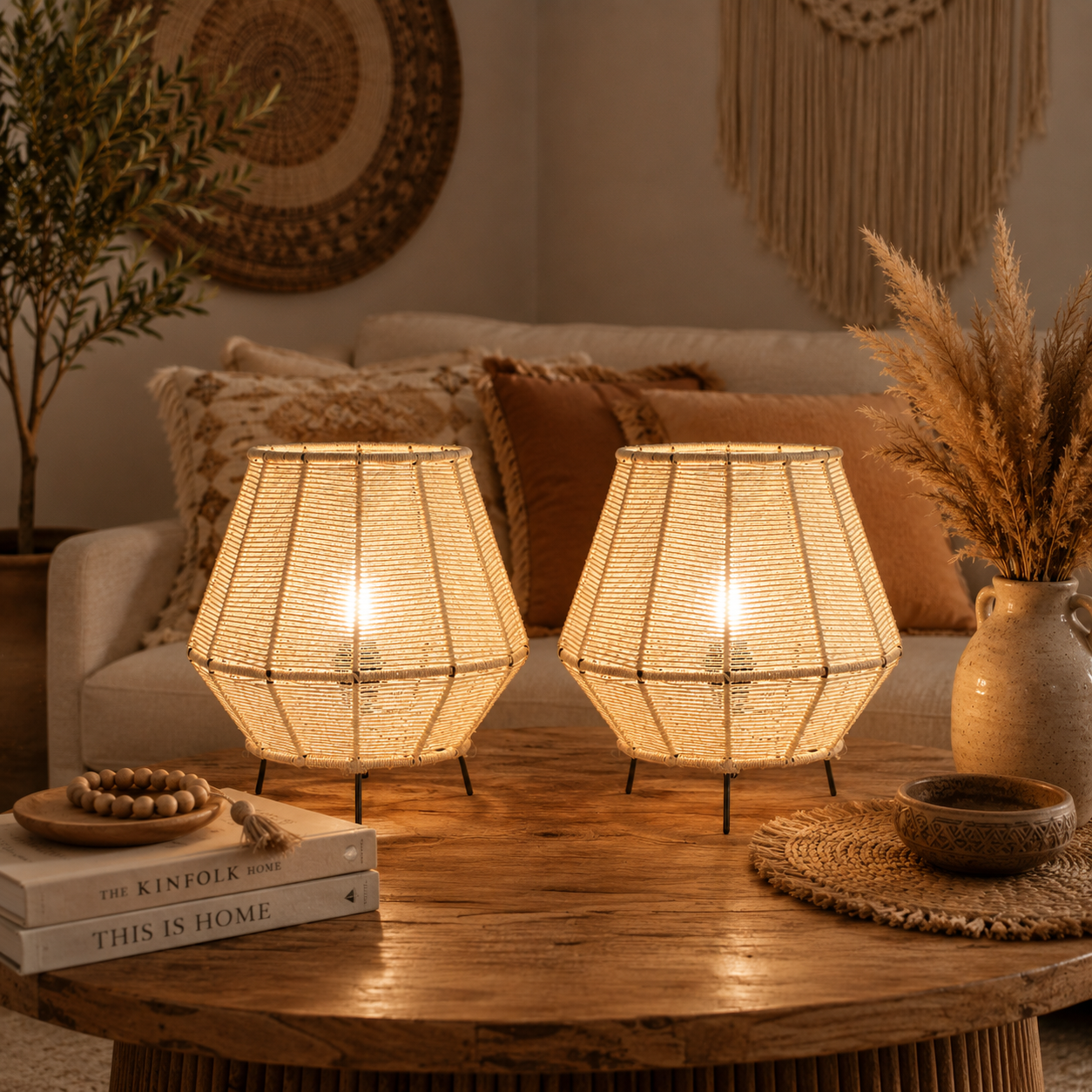 Makrami Table Lamp -VL-TBS-2411379 - Image 2