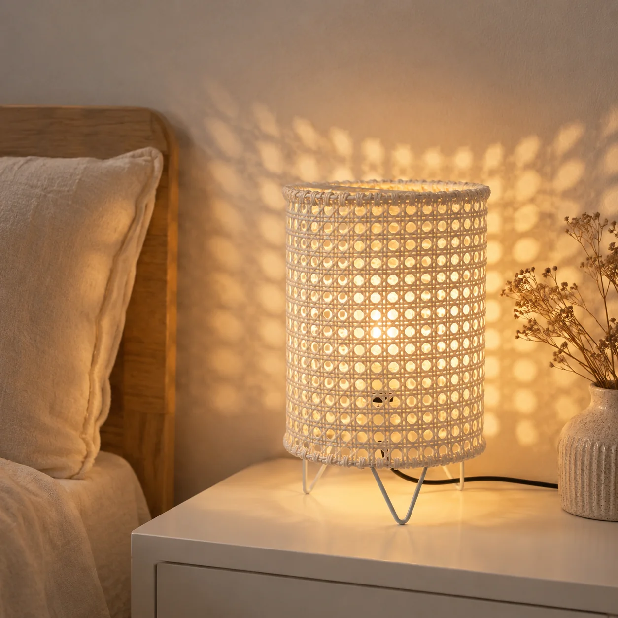 Rattan Boho Table Lamp -VL-TBS-844814 - Image 2