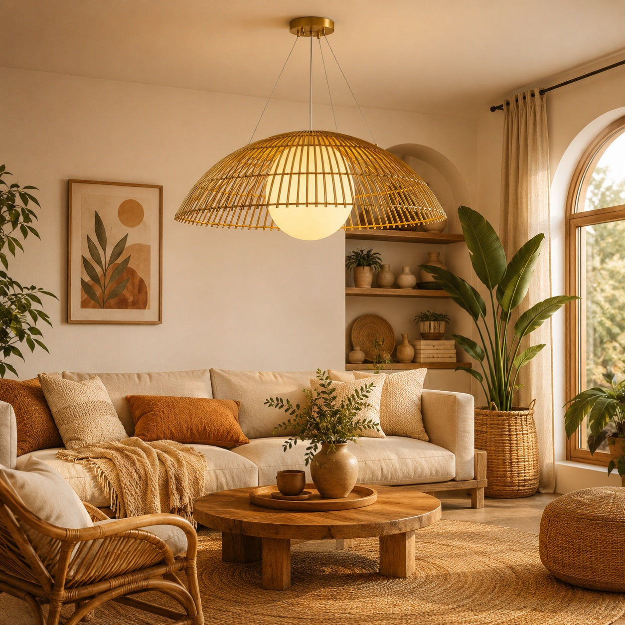 Bambo Boho Ceiling Lamp -VL-TBS-2371339