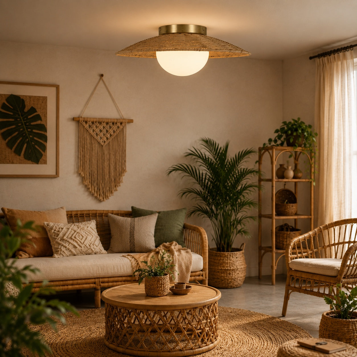 Bambo Boho Ceiling Lamp -VL-TBS-2370338