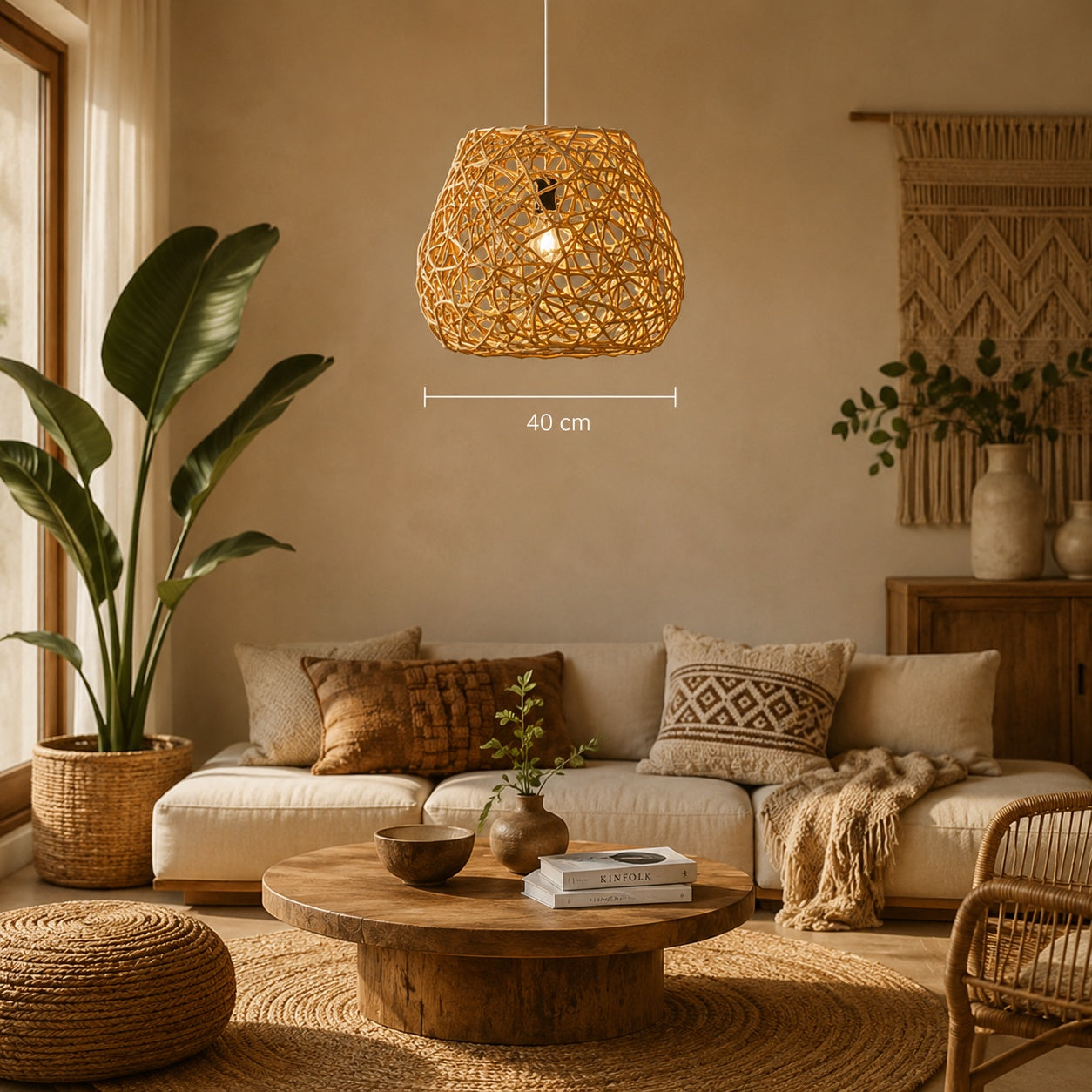 Bambo Boho Ceiling Lamp -VL-TBS-415385