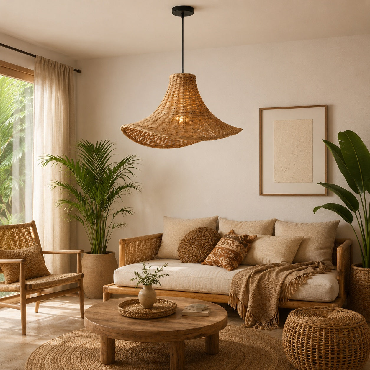 Bambo Boho Ceiling Lamp -VL-TBS-419389