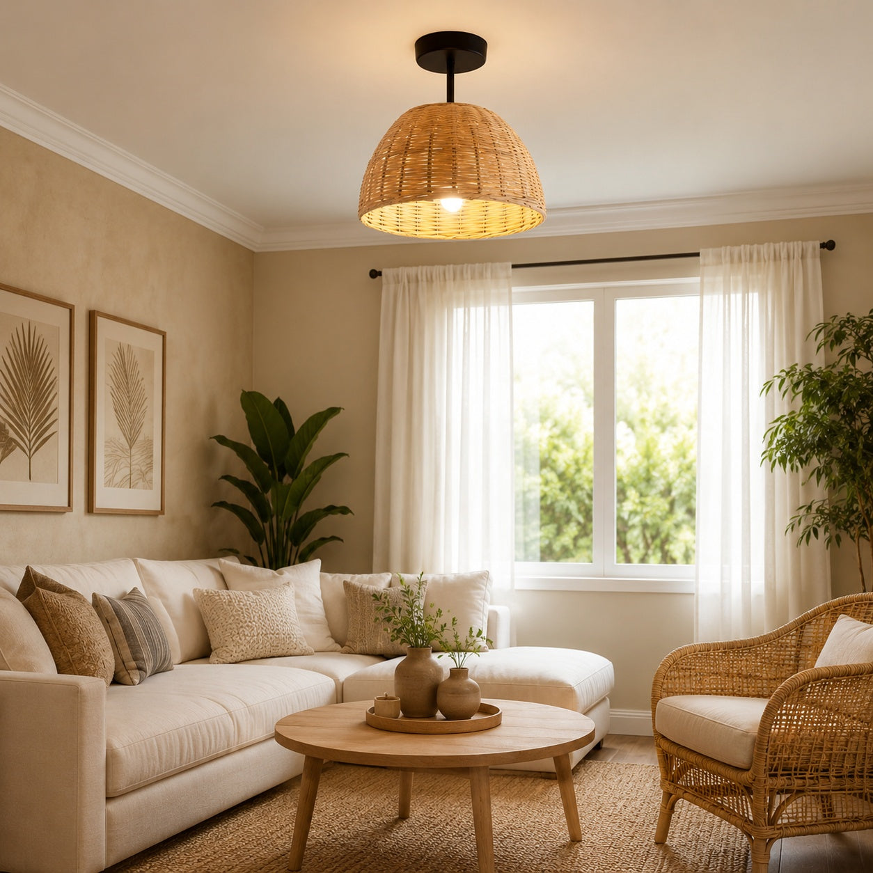 Bambo Boho Ceiling Lamp -VL-TBS-428398