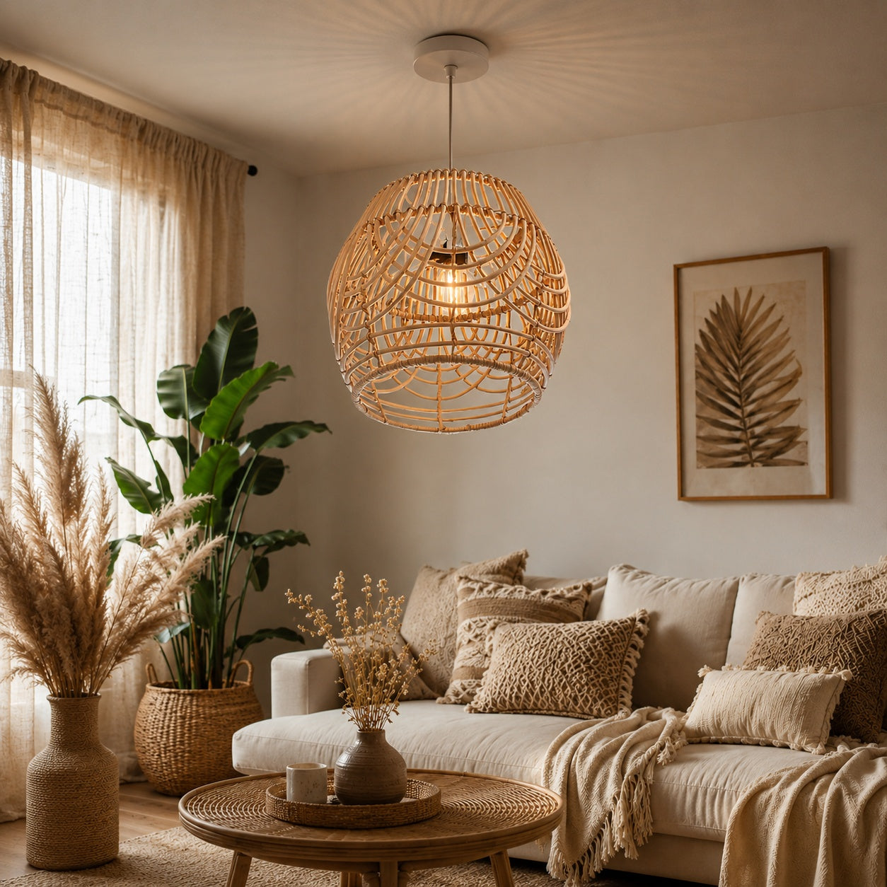 Bambo Boho Ceiling Lamp -VL-TBS-431401