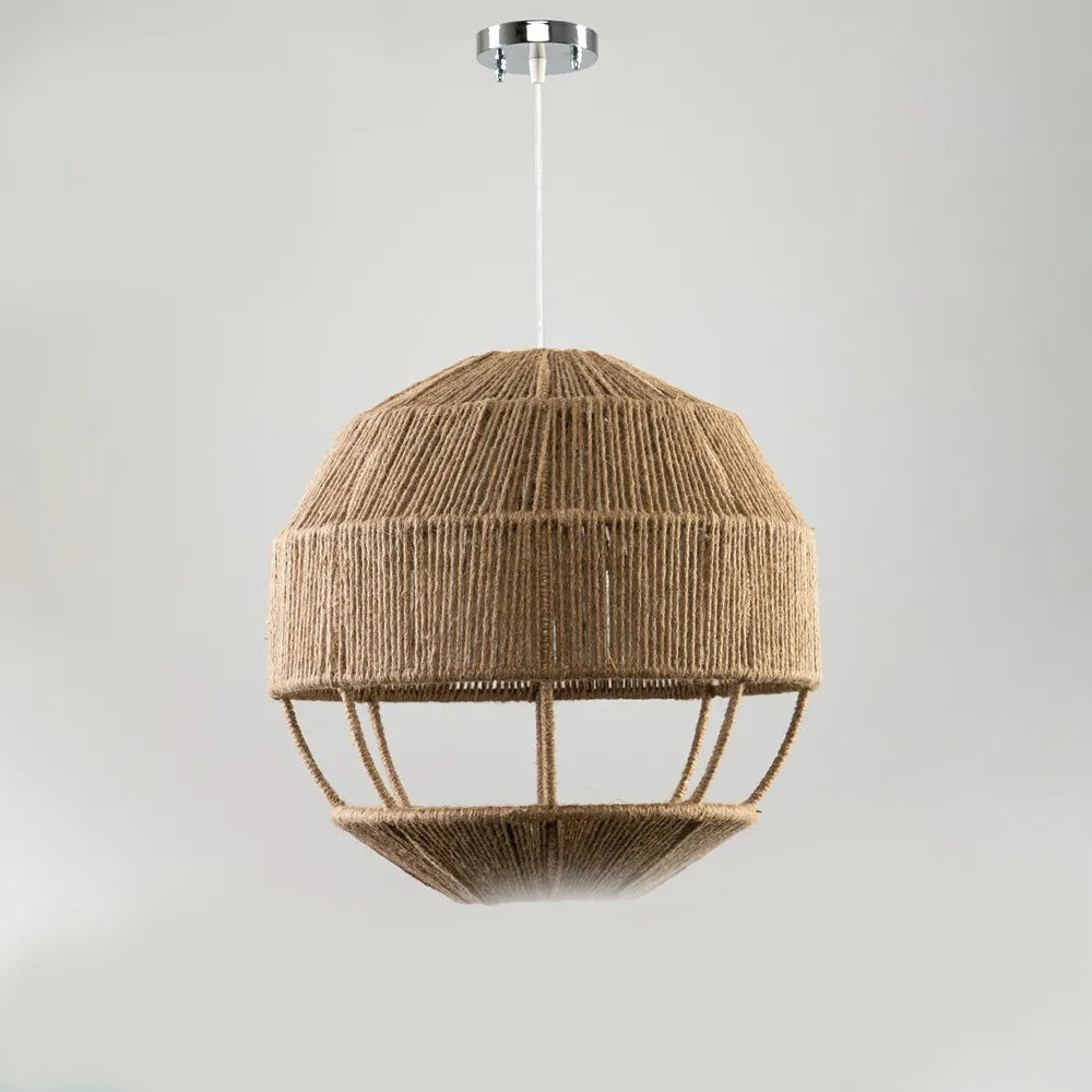 Burlap Boho Ceiling Lamp -VL-TBS-1528497