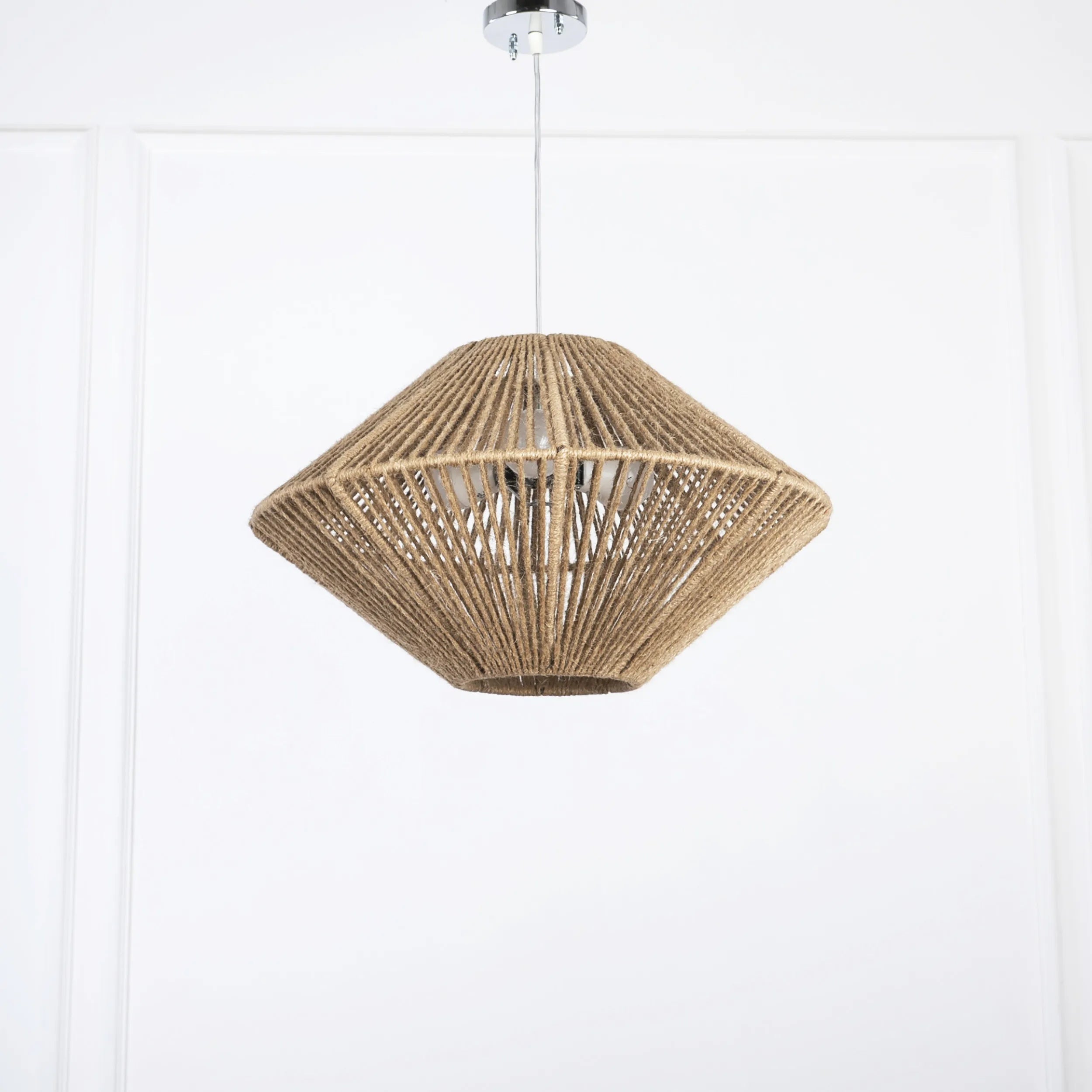 Burlap Boho Ceiling Lamp -VL-TBS-1523492